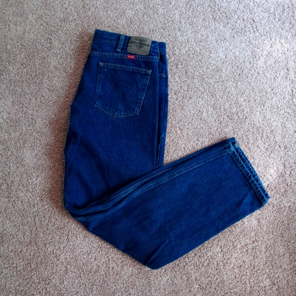 38x34 Wrangler Straight Jeans